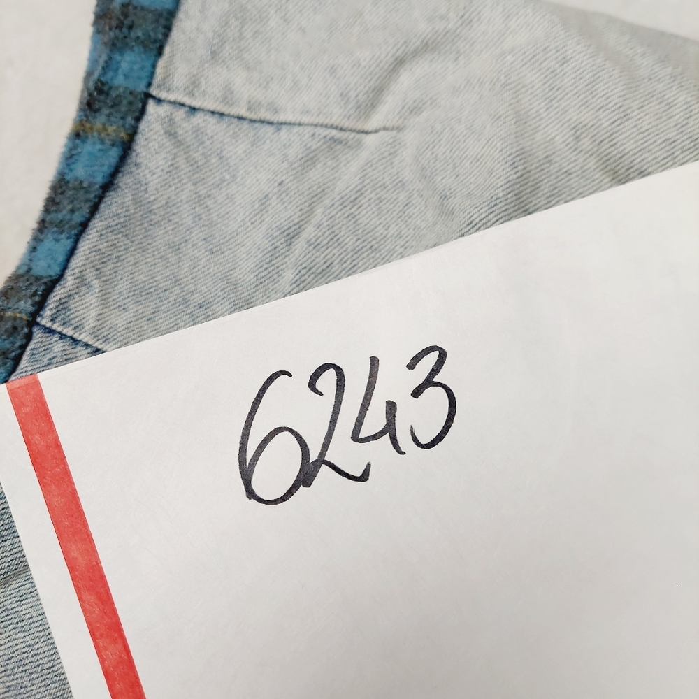 NEW BDG Urban Outfitters Half Plaid Half Jean Pants P6243 - Picture 9 of 9